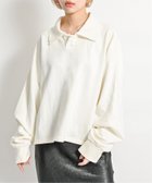 【シティーショップ/CITYSHOP】のCOLLAR SWEAT TOP スウェット 人気、トレンドファッション・服の通販 founy(ファニー) ファッション Fashion レディースファッション WOMEN トップス・カットソー Tops/Tshirt パーカ Sweats スウェット Sweat 2025年 2025 2025春夏・S/S Ss,Spring/Summer,2025 スウェット Sweat thumbnail ホワイト|ID: prp329100004259834 ipo3291000000030390651