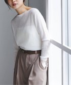 【ノーブル / スピック&スパン/NOBLE / Spick & Span】のシアークレープ2WAYロングTシャツ 人気、トレンドファッション・服の通販 founy(ファニー) ファッション Fashion レディースファッション WOMEN トップス・カットソー Tops/Tshirt シャツ/ブラウス Shirts/Blouses ロング / Tシャツ T-Shirts ロング Long 定番 Standard thumbnail ホワイト|ID: prp329100004259843 ipo3291000000030075348