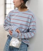 【フレームワーク/FRAMeWORK】のマルチボーダーロンT 人気、トレンドファッション・服の通販 founy(ファニー) ファッション Fashion レディースファッション WOMEN トップス・カットソー Tops/Tshirt ロング / Tシャツ T-Shirts ボーダー Border ポロシャツ Polo Shirt ヴィンテージ Vintage 別注 Special Order thumbnail サックスブルー|ID: prp329100004259853 ipo3291000000030531097