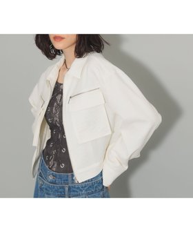 【ビームス ウイメン/BEAMS】のビッグ ポケット ジップ ブルゾン 人気、トレンドファッション・服の通販 founy(ファニー) ファッション Fashion レディースファッション WOMEN アウター Coat Outerwear ブルゾン Blouson/Jackets おすすめ Recommend インナー Inner キャミソール Camisole クロップド Cropped コンパクト Compact シンプル Simple ジップ Zip トレンド Trend ビッグ Big フラップ Flap フロント Front ブルゾン Blouson ベロア Velor ポケット Pocket エレガント 上品 Elegant |ID:prp329100004260577