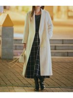 【スナイデル/SNIDEL】のベルテッドレディコート 人気、トレンドファッション・服の通販 founy(ファニー) ファッション Fashion レディースファッション WOMEN アウター Coat Outerwear コート Coats スタイリッシュ Stylish フロント Front ポケット Pocket メタル Metal ロング Long エレガント 上品 Elegant |ID:prp329100004260619