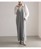 【ラ トータリテ/La TOTALITE】のホルターネックジャンパースカート 人気、トレンドファッション・服の通販 founy(ファニー) ファッション Fashion レディースファッション WOMEN スカート Skirt 2025年 2025 2025春夏・S/S Ss,Spring/Summer,2025 ドット Dot リブニット Rib Knit thumbnail グレー|ID: prp329100004260694 ipo3291000000029608138