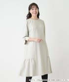 【レリアンプラスハウス/Leilian PLUS HOUSE】の裾フレアワンピ-ス 人気、トレンドファッション・服の通販 founy(ファニー) ファッション Fashion レディースファッション WOMEN ワンピース Dress エレガント 上品 Elegant スニーカー Sneakers フェミニン Feminine ベーシック Basic リラックス Relax thumbnail ブラウン系|ID: prp329100004260713 ipo3291000000029608319