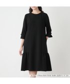 【レリアンプラスハウス/Leilian PLUS HOUSE】の裾フレアワンピ-ス 人気、トレンドファッション・服の通販 founy(ファニー) ファッション Fashion レディースファッション WOMEN ワンピース Dress エレガント 上品 Elegant スニーカー Sneakers フェミニン Feminine ベーシック Basic リラックス Relax thumbnail ブラック|ID: prp329100004260713 ipo3291000000029608320