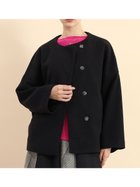 【ヴァン/Vin】のミドル丈ノーカラーコクーンコート 人気、トレンドファッション・服の通販 founy(ファニー) ファッション Fashion レディースファッション WOMEN アウター Coat Outerwear コート Coats おすすめ Recommend ストール Stall タートル Turtle ミドル Middle ビジネス 仕事 通勤 Business A/W・秋冬 Aw・Autumn/Winter・Fw・Fall-Winter thumbnail ブラック|ID: prp329100004261475 ipo3291000000030421707