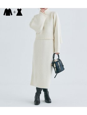 【コカ/COCA】 ニットセットアップワンピース人気、トレンドファッション・服の通販 founy(ファニー) ファッション Fashion レディースファッション WOMEN ワンピース Dress ポケット Pocket |ID:prp329100004261539