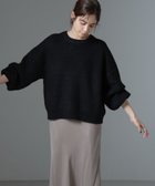 【ナノ ユニバース/nano universe】のクルーネック片畦ニット 人気、トレンドファッション・服の通販 founy(ファニー) ファッション Fashion レディースファッション WOMEN トップス・カットソー Tops/Tshirt ニット Knit Tops ウォッシャブル Washable 畦 Ridge シンプル Simple バランス Balance ベーシック Basic ボトム Bottom リラックス Relax ワイド Wide 2024年 2024 エレガント 上品 Elegant 2024-2025秋冬・A/W Aw/Autumn/Winter/Fw/Fall/2024-2025 thumbnail ブラック|ID: prp329100004261735 ipo3291000000029624079