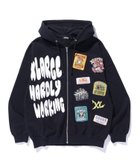 【エクストララージ/XLARGE / MEN】のMULTI LOGO ZIP UP HOODED SWEATSHIRT BLACK|ID: prp329100004261830 ipo3291000000029890749