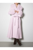 【リエンダ/rienda】のウールMIXクラッシィドレスコート 人気、トレンドファッション・服の通販 founy(ファニー) ファッション Fashion レディースファッション WOMEN アウター Coat Outerwear コート Coats ワンピース Dress ドレス Party Dresses スリット Slit フェイクファー Faux Fur thumbnail PNK|ID: prp329100004263082 ipo3291000000029636618