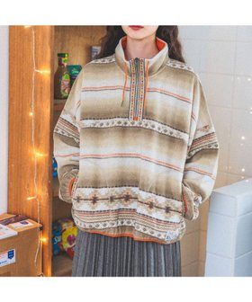 【ニコアンド/niko and】 チロリアンフリースプルオーバー人気、トレンドファッション・服の通販 founy(ファニー) ファッション Fashion レディースファッション WOMEN トップス・カットソー Tops/Tshirt プルオーバー Pullover おすすめ Recommend アウトドア Outdoor インナー Inner トレーナー Trainer パイピング Piping ポケット Pocket 無地 Plain Color 秋 Autumn/Fall |ID:prp329100004263246