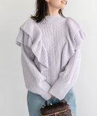 【ランダ/RANDA】のケーブルフリルニット 人気、トレンドファッション・服の通販 founy(ファニー) ファッション Fashion レディースファッション WOMEN トップス・カットソー Tops/Tshirt ニット Knit Tops コンパクト Compact ハイネック High Neck バランス Balance フェミニン Feminine フリル Frills 冬 Winter thumbnail PURPLE|ID: prp329100004263264 ipo3291000000029637406