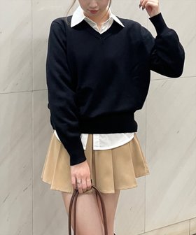 【クリア/clear】のVネックロングニットトップス 人気、トレンドファッション・服の通販 founy(ファニー) ファッション Fashion レディースファッション WOMEN トップス・カットソー Tops/Tshirt ニット Knit Tops Vネック V-Neck カットソー Cut And Sew シンプル Simple ロング Long |ID:prp329100004263626