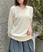 【クリア/clear】のVネックロングニットトップス 人気、トレンドファッション・服の通販 founy(ファニー) ファッション Fashion レディースファッション WOMEN トップス・カットソー Tops/Tshirt ニット Knit Tops Vネック V-Neck カットソー Cut And Sew シンプル Simple ロング Long thumbnail IV|ID: prp329100004263626 ipo3291000000029638802