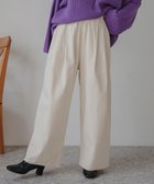 【バブ ブージュルード/Bab Bou Jeloud】のピーチCoライクタックパンツ 人気、トレンドファッション・服の通販 founy(ファニー) ファッション Fashion レディースファッション WOMEN パンツ Pants シンプル Simple ピーチ Peach ポケット Pocket ワイド Wide 再入荷 Restock/Back In Stock/Re Arrival 楽ちん Easy thumbnail IVORY|ID: prp329100004263653 ipo3291000000029638945