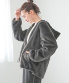 【グローバルワーク/GLOBAL WORK】のフェイクファーパーカーブルゾン/115442 人気、トレンドファッション・服の通販 founy(ファニー) ファッション Fashion レディースファッション WOMEN アウター Coat Outerwear ブルゾン Blouson/Jackets トップス・カットソー Tops/Tshirt パーカ Sweats なめらか Smooth パーカー Hoodie フェイクファー Faux Fur ブルゾン Blouson 秋 Autumn/Fall thumbnail リッチグレー18|ID: prp329100004264740 ipo3291000000029649792