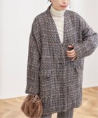 【ジャーナルスタンダード レサージュ/journal standard L'essage】のSUPER140S/GIOLICA コクーンコート2 人気、トレンドファッション・服の通販 founy(ファニー) ファッション Fashion レディースファッション WOMEN アウター Coat Outerwear コート Coats 2024年 2024 2024-2025秋冬・A/W Aw/Autumn/Winter/Fw/Fall/2024-2025 シンプル Simple ツイード Tweed エレガント 上品 Elegant thumbnail ネイビー|ID: prp329100004264789 ipo3291000000029827004