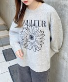 【イング/INGNI】の花柄ジャガードニット 人気、トレンドファッション・服の通販 founy(ファニー) ファッション Fashion レディースファッション WOMEN トップス・カットソー Tops/Tshirt ニット Knit Tops 花柄・フラワープリント・モチーフ Flower Patterns おすすめ Recommend インナー Inner ショート Short ビッグ Big フラワー Flower フロント Front thumbnail グレー/モク|ID: prp329100004265118 ipo3291000000029919136