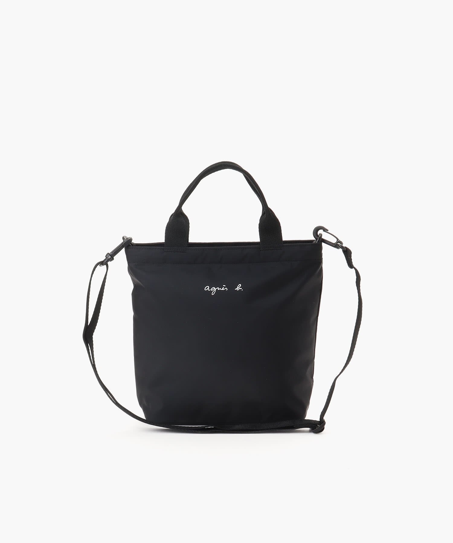 【アニエスベー ファム/agnes b. / KIDS】のAC12 E SAC ロゴハンドバッグ インテリア・キッズ・メンズ・レディースファッション・服の通販 founy(ファニー) 　ファッション　Fashion　キッズファッション　KIDS　ハンドバッグ　Handbag　フロント　Front　プリント　Print　ベーシック　Basic　ボーダー　Border　定番　Standard　ブラック|ID: prp329100004268436 ipo3291000000031772316