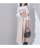 【プロポーション ボディドレッシング/PROPORTION BODY DRESSING】のシアードッキングタックワンピース 人気、トレンドファッション・服の通販 founy(ファニー) ファッション Fashion レディースファッション WOMEN ワンピース Dress シアー Sheer ドッキング Docking フレア Flare thumbnail ベージュ×ホワイト|ID: prp329100004268482 ipo3291000000029668523