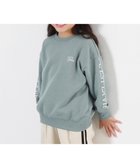 【デビロック/devirock / KIDS】のデビラボ ガールズ BOXシルエット プリント トレーナー 009-袖ロゴ-ダスティブルー|ID: prp329100004268530 ipo3291000000030300263