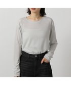 【ラコレ/LAKOLE】のラメワッフル長袖T 人気、トレンドファッション・服の通販 founy(ファニー) ファッション Fashion レディースファッション WOMEN トップス・カットソー Tops/Tshirt インナー Inner サロペット Overalls ジャケット Jacket ワッフル Waffle 長袖 Long Sleeve thumbnail ライトグレー|ID: prp329100004269117 ipo3291000000029670585