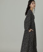 【エヌ ナチュラルビューティーベーシック/N.Natural Beauty basic】のフラワープリントワンピース 人気、トレンドファッション・服の通販 founy(ファニー) ファッション Fashion レディースファッション WOMEN ワンピース Dress ジャケット Jacket プリント Print ポケット Pocket リラックス Relax thumbnail ブラックプリント1|ID: prp329100004269409 ipo3291000000029671692