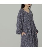 【エヌ ナチュラルビューティーベーシック/N.Natural Beauty basic】のフラワープリントワンピース 人気、トレンドファッション・服の通販 founy(ファニー) ファッション Fashion レディースファッション WOMEN ワンピース Dress ジャケット Jacket プリント Print ポケット Pocket リラックス Relax thumbnail ブループリント1|ID: prp329100004269409 ipo3291000000029671695