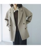 【グローバルワーク/GLOBAL WORK】のMATINEE LINE/ウールWジャケットコート/211387 人気、トレンドファッション・服の通販 founy(ファニー) ファッション Fashion レディースファッション WOMEN アウター Coat Outerwear コート Coats ジャケット Jackets シンプル Simple ジャケット Jacket バランス Balance ミドル Middle エレガント 上品 Elegant thumbnail グレージュ11|ID: prp329100004269728 ipo3291000000029672971