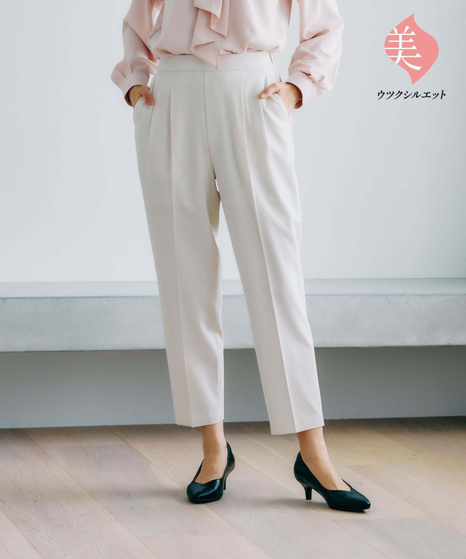 【グローバルワーク/GLOBAL WORK】のウツクシルエットテーパードパンツ/133595 人気、トレンドファッション・服の通販 founy(ファニー) 　ファッション　Fashion　レディースファッション　WOMEN　パンツ　Pants　ストレッチ　Stretch　フロント　Front　人気　Popularity　 other-1|ID: prp329100004269731 ipo3291000000031673142