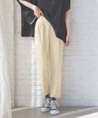 【グローバルワーク/GLOBAL WORK】のウツクシルエットテーパードパンツ/133595 人気、トレンドファッション・服の通販 founy(ファニー) ファッション Fashion レディースファッション WOMEN パンツ Pants ストレッチ Stretch フロント Front 人気 Popularity thumbnail イエロー62|ID: prp329100004269731 ipo3291000000031673148