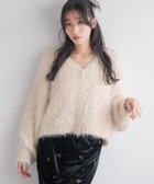 【ローリーズファーム/LOWRYS FARM】のラメシャギーVネックカーディガン 人気、トレンドファッション・服の通販 founy(ファニー) ファッション Fashion レディースファッション WOMEN トップス・カットソー Tops/Tshirt カーディガン Cardigans Vネック V-Neck A/W・秋冬 Aw・Autumn/Winter・Fw・Fall-Winter おすすめ Recommend インナー Inner カーディガン Cardigan デニム Denim トレンド Trend フェザーヤーン Feather Yarn ルーズ Loose ワイド Wide thumbnail ベージュ|ID: prp329100004269875 ipo3291000000029891824