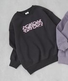 【デビロック/devirock / KIDS】のデビラボ ガールズ プリント BOXシルエット 裏起毛トレーナー 001-ロゴ-スミクロ|ID: prp329100004270094 ipo3291000000030260299