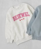 【デビロック/devirock / KIDS】のデビラボ ガールズ プリント BOXシルエット 裏起毛トレーナー 003-ロゴ2-オートミール|ID: prp329100004270094 ipo3291000000030260301