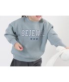 【デビロック/devirock / KIDS】のデビラボ ガールズ プリント BOXシルエット 裏起毛トレーナー 004-ロゴ2-ダスティブルー|ID: prp329100004270094 ipo3291000000030260302