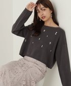 【プロポーション ボディドレッシング/PROPORTION BODY DRESSING】のビジュウニットプルオーバーニット 人気、トレンドファッション・服の通販 founy(ファニー) ファッション Fashion レディースファッション WOMEN トップス・カットソー Tops/Tshirt ニット Knit Tops プルオーバー Pullover ビジュー Bijou ボックス Box thumbnail チャコール2|ID: prp329100004270108 ipo3291000000030526360