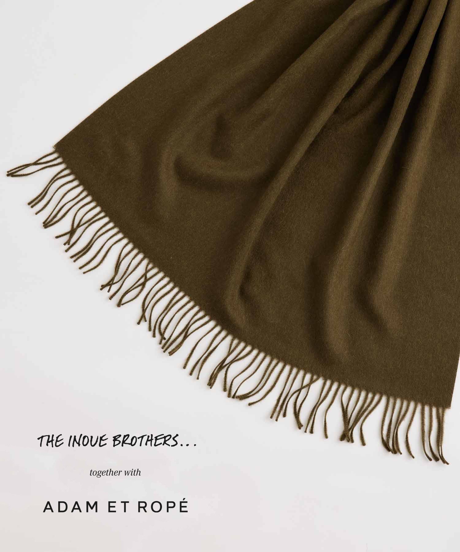 【アダムエロペ /ADAM ET ROPE' / MEN】の【THE INOUE BROTHERS...together with ADAM ET ROPE 】大判ストール / UNISEX インテリア・キッズ・メンズ・レディースファッション・服の通販 founy(ファニー) 　ファッション　Fashion　メンズファッション　MEN　ユニセックス　Unisex　ストール　Stall　カーキ(36)|ID: prp329100004270700 ipo3291000000029900754