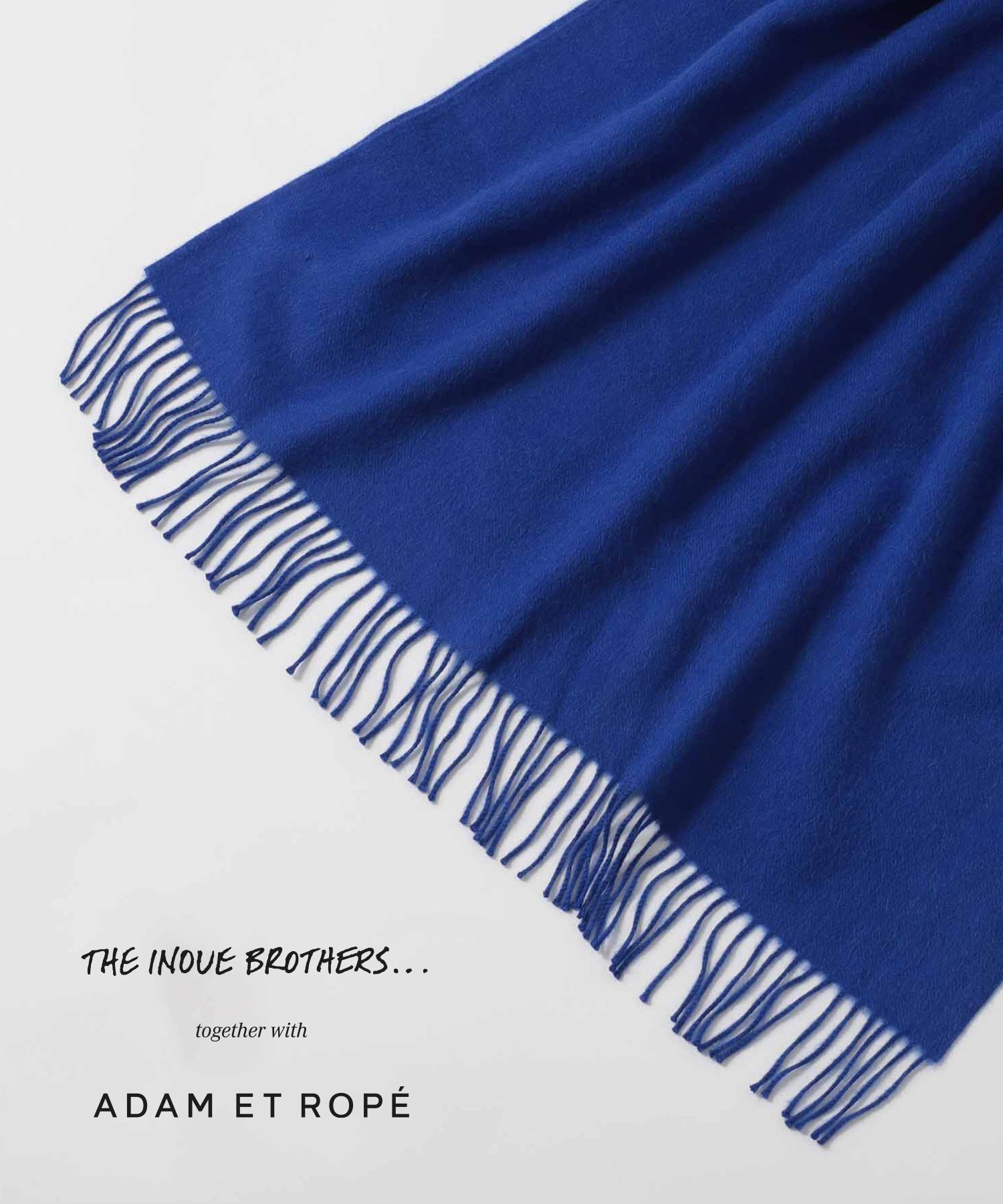 【アダムエロペ /ADAM ET ROPE' / MEN】の【THE INOUE BROTHERS...together with ADAM ET ROPE 】大判ストール / UNISEX インテリア・キッズ・メンズ・レディースファッション・服の通販 founy(ファニー) 　ファッション　Fashion　メンズファッション　MEN　ユニセックス　Unisex　ストール　Stall　ブルー(44)|ID: prp329100004270700 ipo3291000000029900757