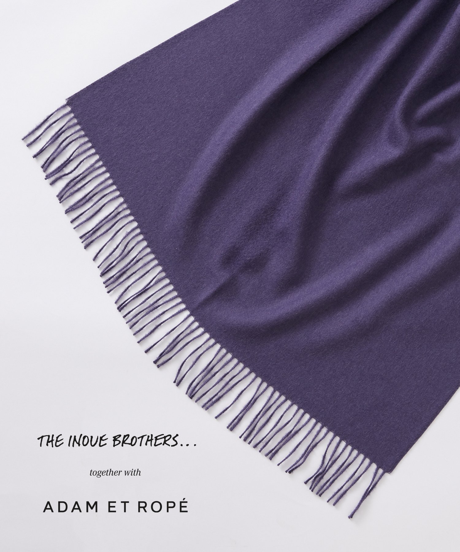 【アダムエロペ /ADAM ET ROPE' / MEN】の【THE INOUE BROTHERS...together with ADAM ET ROPE 】大判ストール / UNISEX インテリア・キッズ・メンズ・レディースファッション・服の通販 founy(ファニー) 　ファッション　Fashion　メンズファッション　MEN　ユニセックス　Unisex　ストール　Stall　ラベンダー(52)|ID: prp329100004270700 ipo3291000000029900762