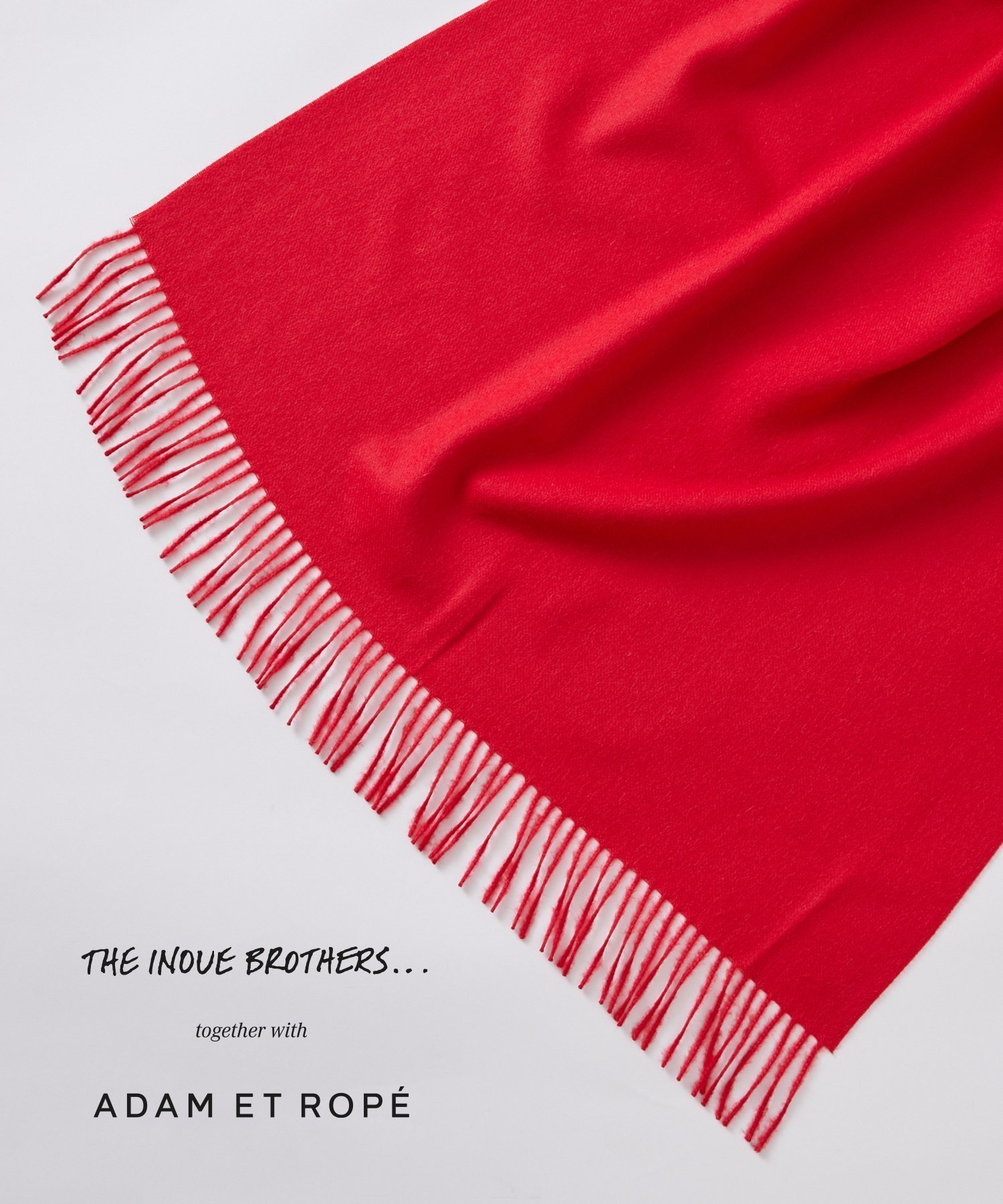 【アダムエロペ /ADAM ET ROPE' / MEN】の【THE INOUE BROTHERS...together with ADAM ET ROPE 】大判ストール / UNISEX インテリア・キッズ・メンズ・レディースファッション・服の通販 founy(ファニー) 　ファッション　Fashion　メンズファッション　MEN　ユニセックス　Unisex　ストール　Stall　レッド(60)|ID: prp329100004270700 ipo3291000000029900765