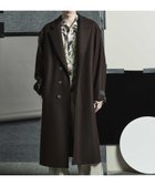 【メゾンスペシャル/MAISON SPECIAL】のSuper140s Prime-Over Melton Chesterfield Coat BRN|ID: prp329100004270799 ipo3291000000029949403