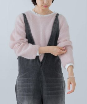 【アーバンリサーチ/URBAN RESEARCH】のヘアリールーズニット 人気、トレンドファッション・服の通販 founy(ファニー) ファッション Fashion レディースファッション WOMEN トップス・カットソー Tops/Tshirt ニット Knit Tops 2024年 2024 2024-2025秋冬・A/W Aw/Autumn/Winter/Fw/Fall/2024-2025 A/W・秋冬 Aw・Autumn/Winter・Fw・Fall-Winter 冬 Winter インナー Inner エアリー Airy カットソー Cut And Sew サテン Satin ベーシック Basic モヘア Mohair リラックス Relax ルーズ Loose |ID:prp329100004270878