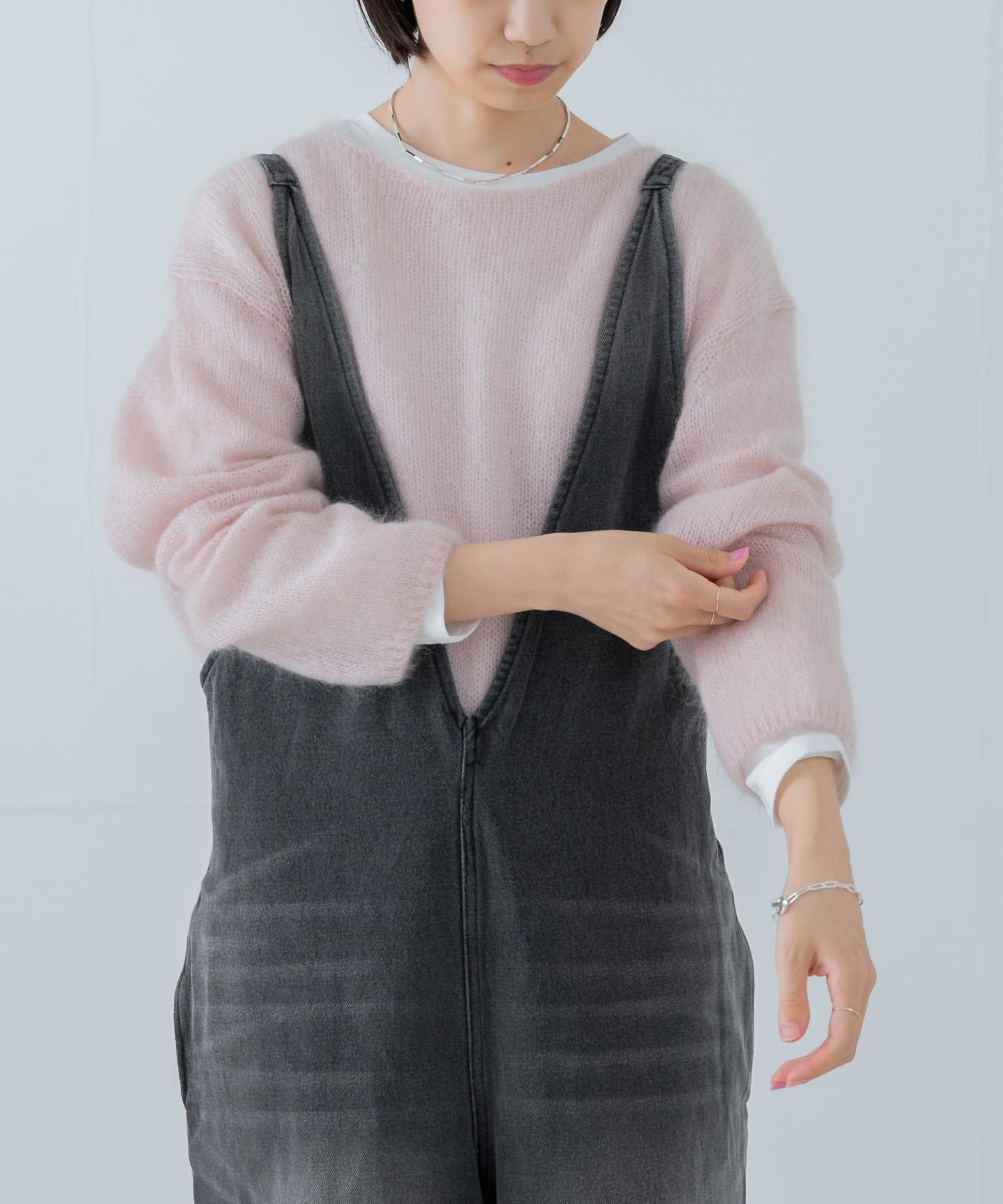 【アーバンリサーチ/URBAN RESEARCH】のヘアリールーズニット 人気、トレンドファッション・服の通販 founy(ファニー) 　ファッション　Fashion　レディースファッション　WOMEN　トップス・カットソー　Tops/Tshirt　ニット　Knit Tops　2024年　2024　2024-2025秋冬・A/W　Aw/Autumn/Winter/Fw/Fall/2024-2025　A/W・秋冬　Aw・Autumn/Winter・Fw・Fall-Winter　冬　Winter　インナー　Inner　エアリー　Airy　カットソー　Cut And Sew　サテン　Satin　ベーシック　Basic　モヘア　Mohair　リラックス　Relax　ルーズ　Loose　 other-1|ID: prp329100004270878 ipo3291000000030100821