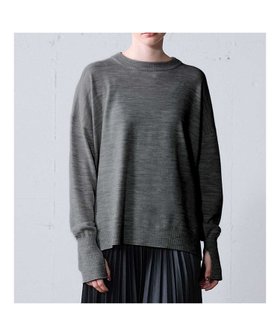 【マーコート/MARcourt】のMIDIUMISOLID for Ladies スリットスリーブベーシックプルオーバー 人気、トレンドファッション・服の通販 founy(ファニー) ファッション Fashion レディースファッション WOMEN トップス・カットソー Tops/Tshirt プルオーバー Pullover シンプル Simple スリット Slit ポケット Pocket 今季 This Season 再入荷 Restock/Back In Stock/Re Arrival 長袖 Long Sleeve |ID:prp329100004270976