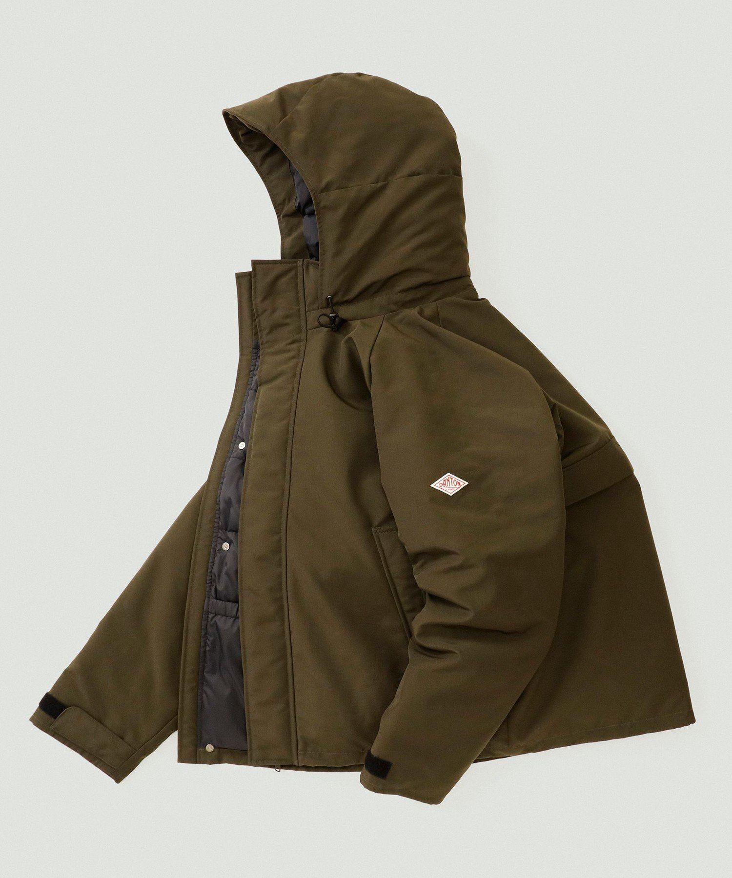 【ビームス/BEAMS / MEN】の【4サイズ展開】DANTON / Down Army Hood Jacket 24AW ダントン アーミーフードジャケット インテリア・キッズ・メンズ・レディースファッション・服の通販 founy(ファニー) 　ファッション　Fashion　メンズファッション　MEN　2024年　2024　2024-2025秋冬・A/W　Aw/Autumn/Winter/Fw/Fall/2024-2025　ジャケット　Jacket　スリーブ　Sleeve　ダウン　Down　ビッグ　Big　フィット　Fit　フロント　Front　ポケット　Pocket　ミリタリー　Military　定番　Standard　OLIVE|ID: prp329100004272697 ipo3291000000029849941