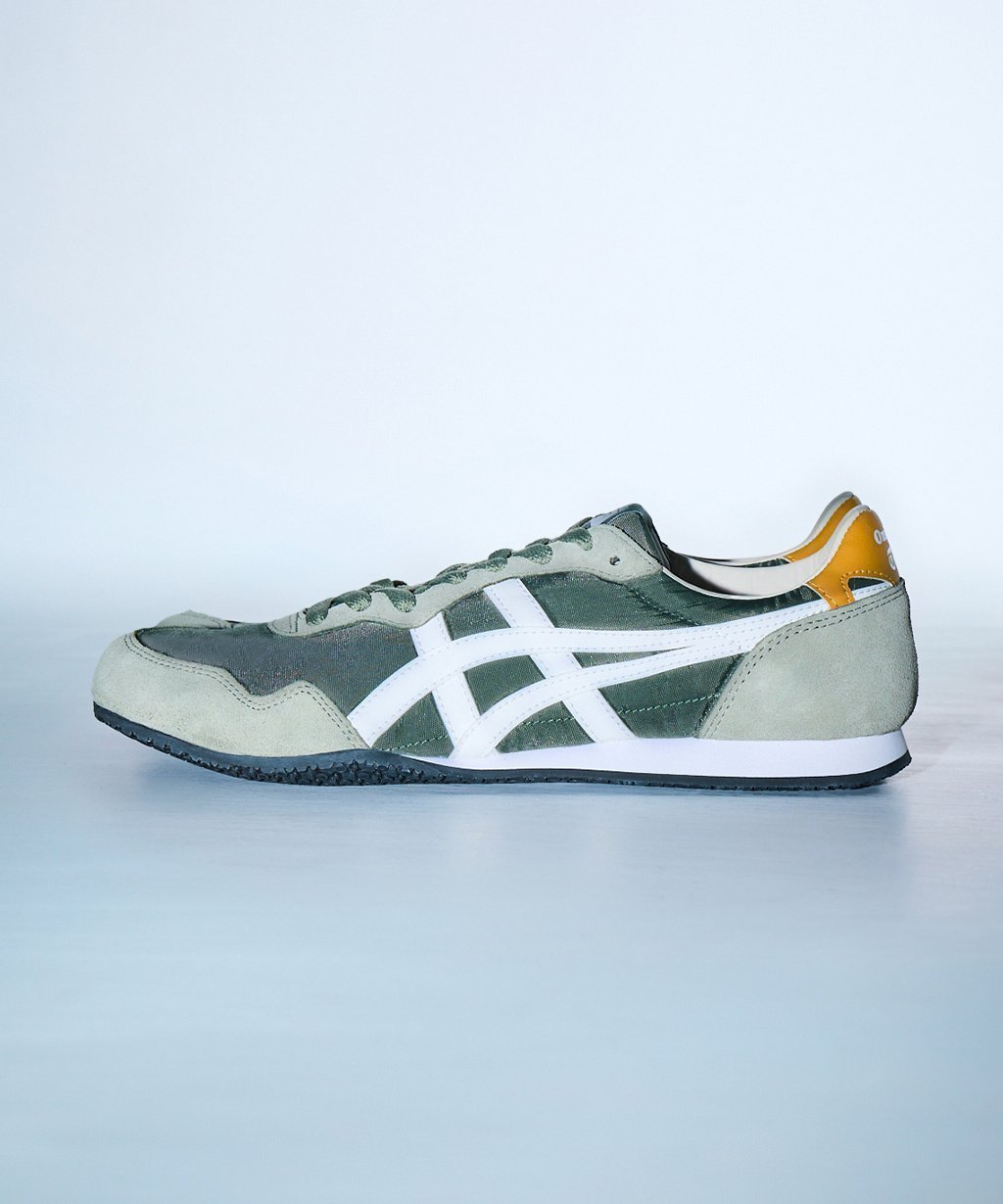 【オニツカ タイガー/Onitsuka Tiger】の【公式ショップ】SERRANO インテリア・キッズ・メンズ・レディースファッション・服の通販 founy(ファニー) 　ファッション　Fashion　レディースファッション　Fashion for Women　クッション　Cushion, Throw Pillow　シューズ　Shoes, Footwear　スニーカー　Sneakers, Trainers　ビジネス 仕事 通勤　Business / Work / Commuting　メンズ　Men's, Menswear　定番　Standard, Basic Item　軽量　Lightweight, Ultra Light　BURNT OLIVE/WHITE|ID: prp329100004273161 ipo3291000000033345759