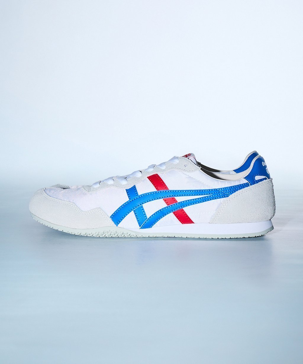 【オニツカ タイガー/Onitsuka Tiger】の【公式ショップ】SERRANO インテリア・キッズ・メンズ・レディースファッション・服の通販 founy(ファニー) 　ファッション　Fashion　レディースファッション　Fashion for Women　クッション　Cushion, Throw Pillow　シューズ　Shoes, Footwear　スニーカー　Sneakers, Trainers　ビジネス 仕事 通勤　Business / Work / Commuting　メンズ　Men's, Menswear　定番　Standard, Basic Item　軽量　Lightweight, Ultra Light　WHITE/BLUE|ID: prp329100004273161 ipo3291000000033345765