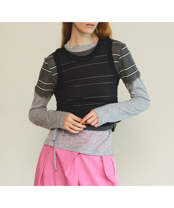 【メゾンスペシャル/MAISON SPECIAL】のMultiway Layered Tops インテリア・キッズ・メンズ・レディースファッション・服の通販 founy(ファニー) https://founy.com/ ファッション Fashion レディースファッション WOMEN トップス・カットソー Tops/Tshirt カットソー Cut And Sew ショート Short セパレート Separate タンク Tank タンブラー Tumbler トレンド Trend ロング Long 半袖 Short Sleeve 夏 Summer 無地 Plain Color 長袖 Long Sleeve |ID: prp329100004273371 ipo3291000000029835921