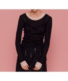 【メゾンスペシャル/MAISON SPECIAL】の2way Neck Sheer Docking Tops BLK|ID: prp329100004273450 ipo3291000000029836030