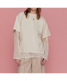 【メゾンスペシャル/MAISON SPECIAL】のMultiway Mesh Fabric Layered T-shirt IVR|ID: prp329100004273465 ipo3291000000029836053