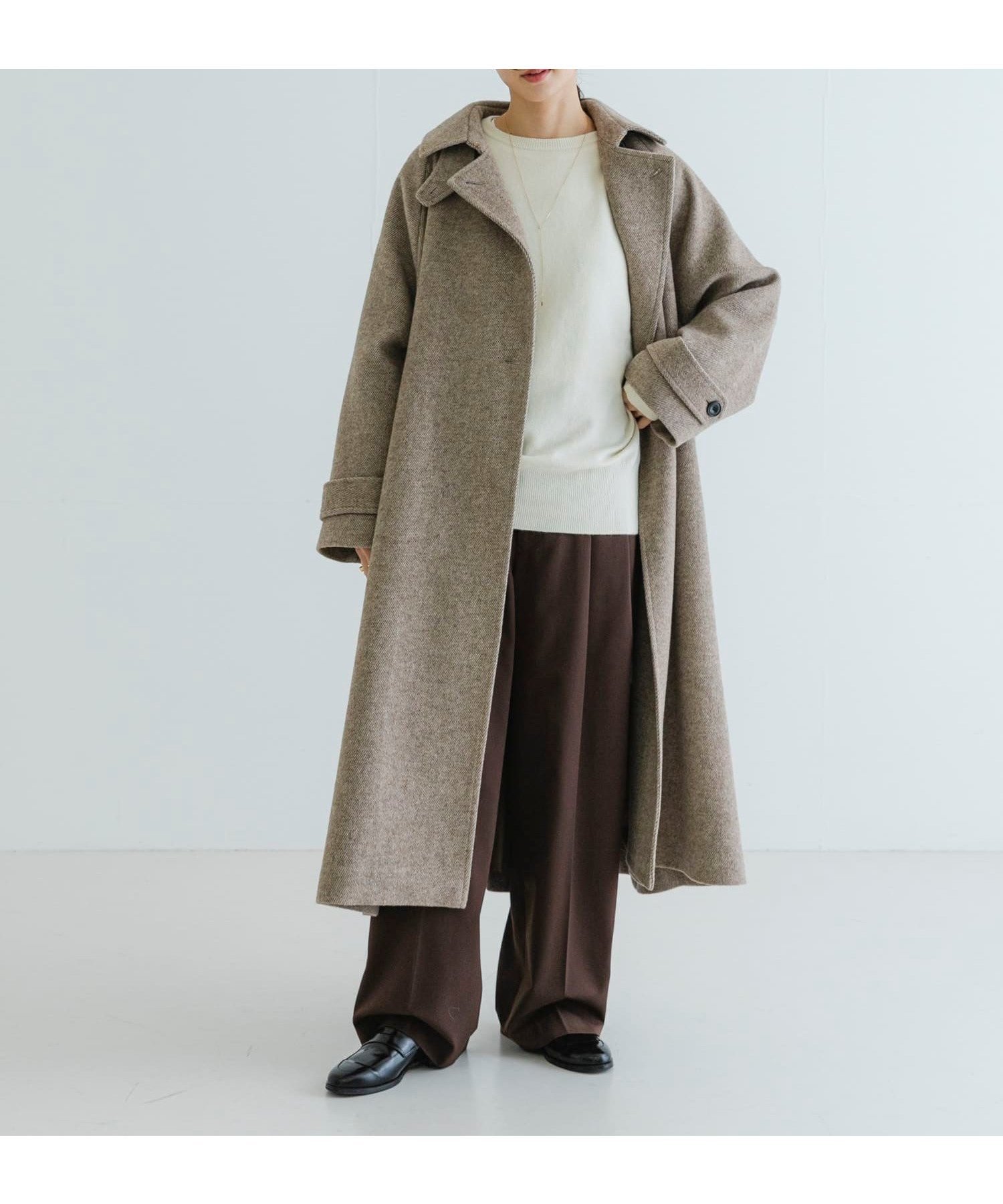 【アーバンリサーチ/URBAN RESEARCH】のステンカラーロングコート インテリア・キッズ・メンズ・レディースファッション・服の通販 founy(ファニー) 　ファッション　Fashion　レディースファッション　WOMEN　アウター　Coat Outerwear　コート　Coats　2024年　2024　2024-2025秋冬・A/W　Aw/Autumn/Winter/Fw/Fall/2024-2025　A/W・秋冬　Aw・Autumn/Winter・Fw・Fall-Winter　冬　Winter　シンプル　Simple　スリーブ　Sleeve　フロント　Front　ベーシック　Basic　防寒　Cold Protection　MOCHA|ID: prp329100004274024 ipo3291000000029890403